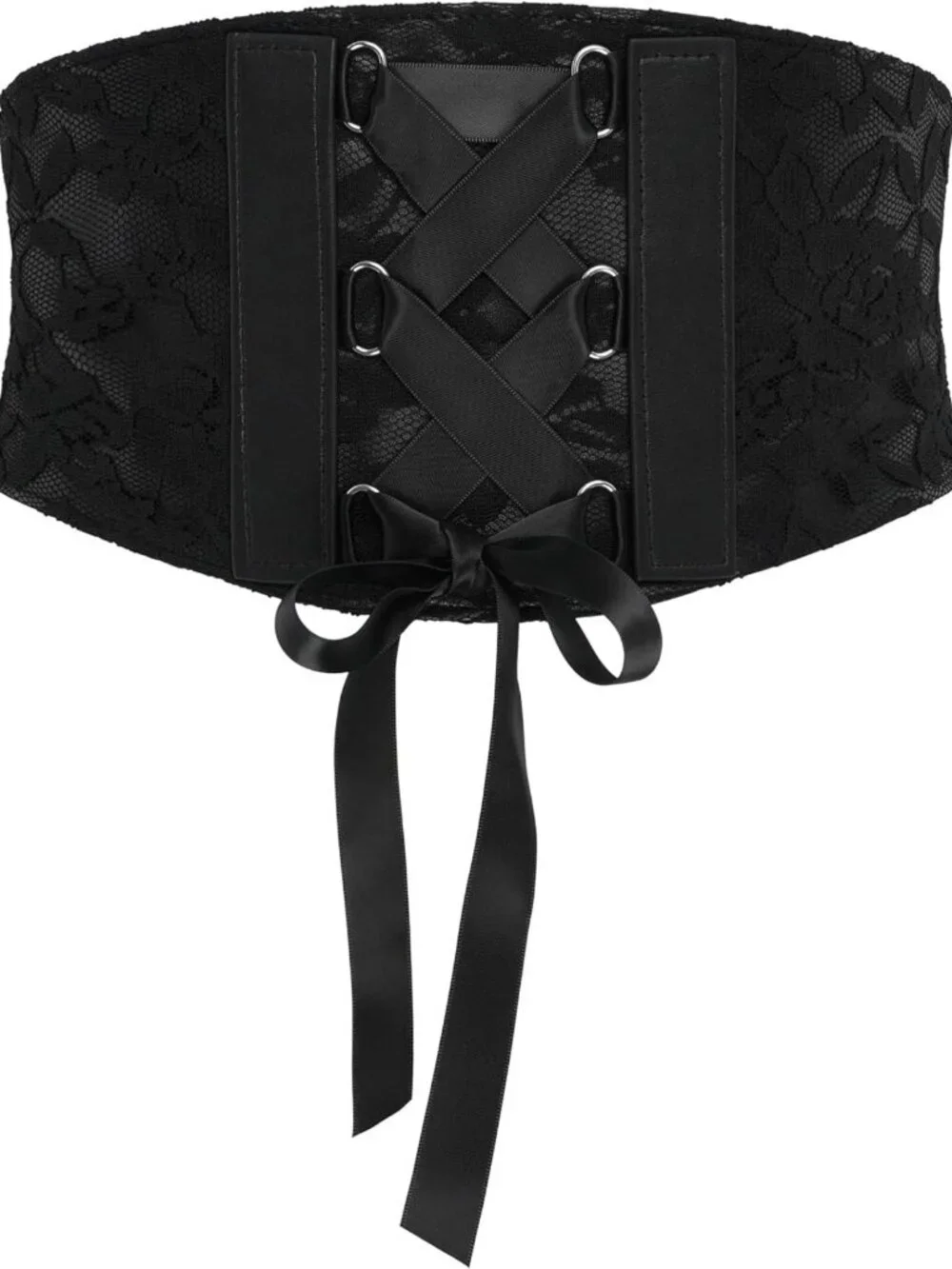 Floral Lace Corset Waspie Belt | 5.5